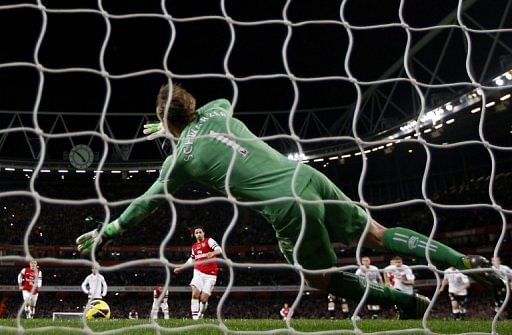 Mark Schwarzer was the hero for Fulham as he saved Mikel Arteta's penalty at the death